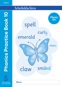 phase six phonics practice book 10 page 1